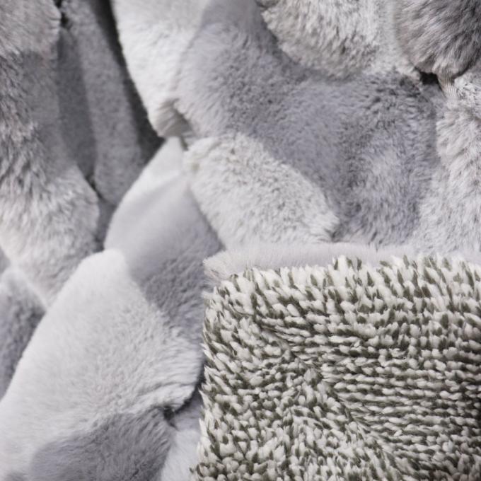 Polyester Lightweight Coral Fleece Blanket Quần da giả cho mùa đông 320gm 2