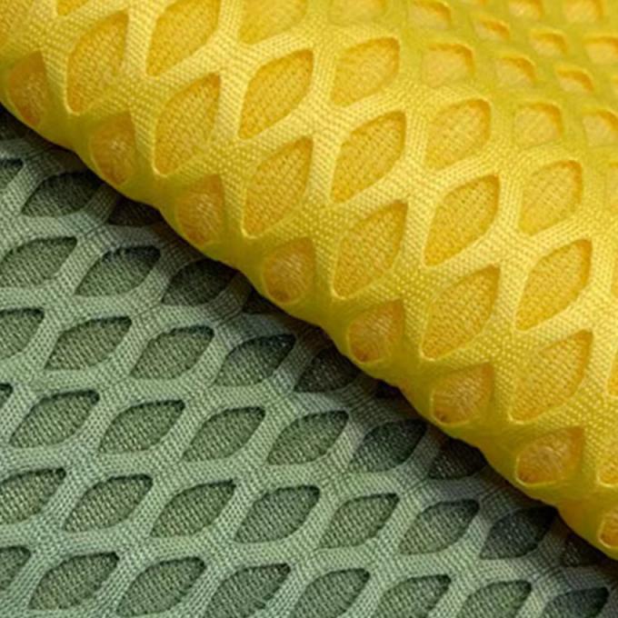 2mm Vật liệu lưới không khí thở có thể kéo dài 100% vải lưới không khí polyester 2