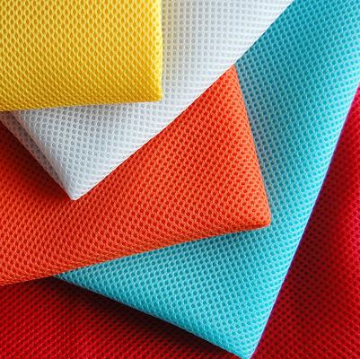 Good price 3mm 100 Polyester Mesh Fabric Dệt dệt đan Dệt lưới thở cho giày trực tuyến