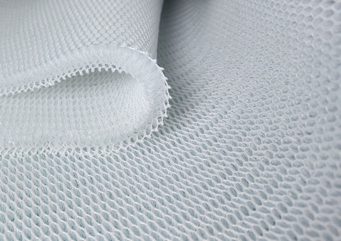 Bộ nhớ 4mm 3D Mesh vật liệu Polyester Mesh vải Hít thở cao 0