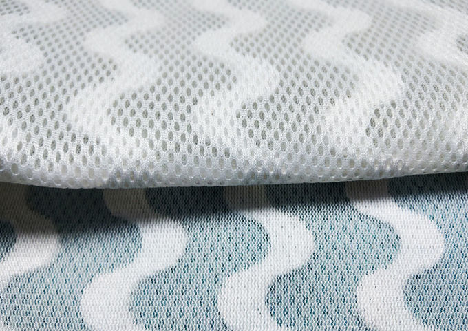 Jacquard chống nước mắt 3D Mesh vật liệu tái chế polyester Mesh 3mm 0