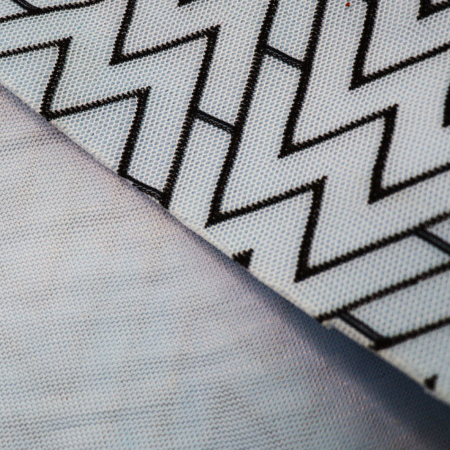 Sợi lưới phân cách 3D hai màu Sợi lưới không khí có thể kéo dài dưới Polyester Sợi lưới thể thao 0