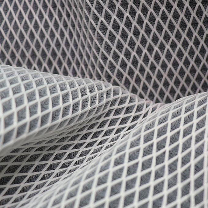 Vải lưới phân cách 2mm màu đen có khả năng thở cao Vải lưới lọc không khí 1