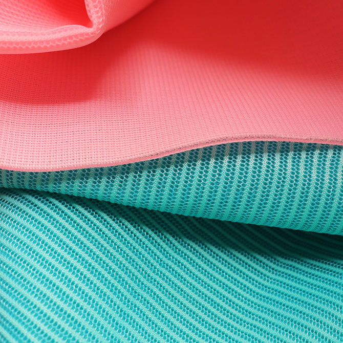 Sản phẩm có độ ẩm hấp thụ Air Mesh Fabric 3mm Polyester Mesh Material 0.5mm - 6mm 1