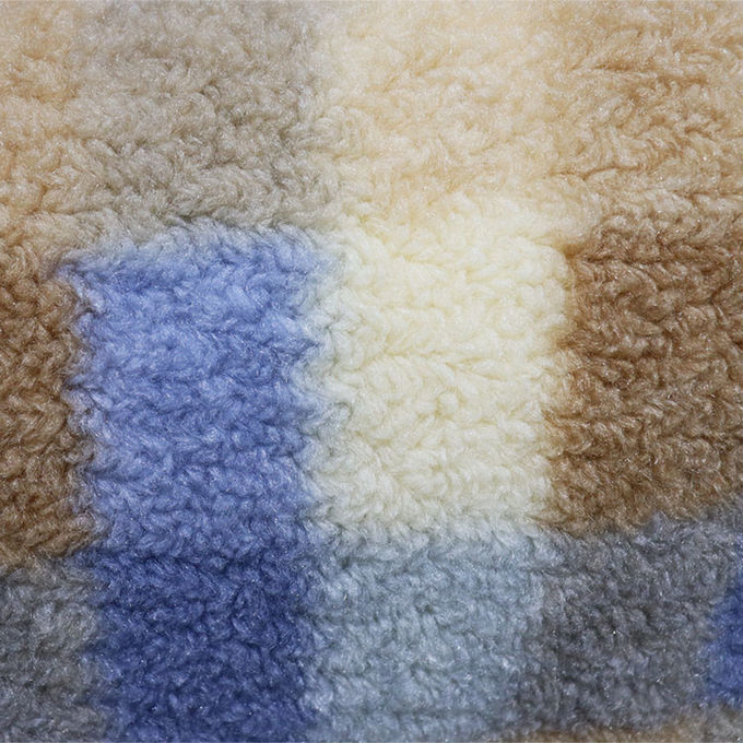 Không độc hại Square Light Coral Throw Blanket Minky Fur Blanket 2
