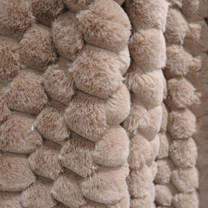 Vải san hô Luxury False Fur Throws Big False Fur Quần hai mặt cho mùa đông 3