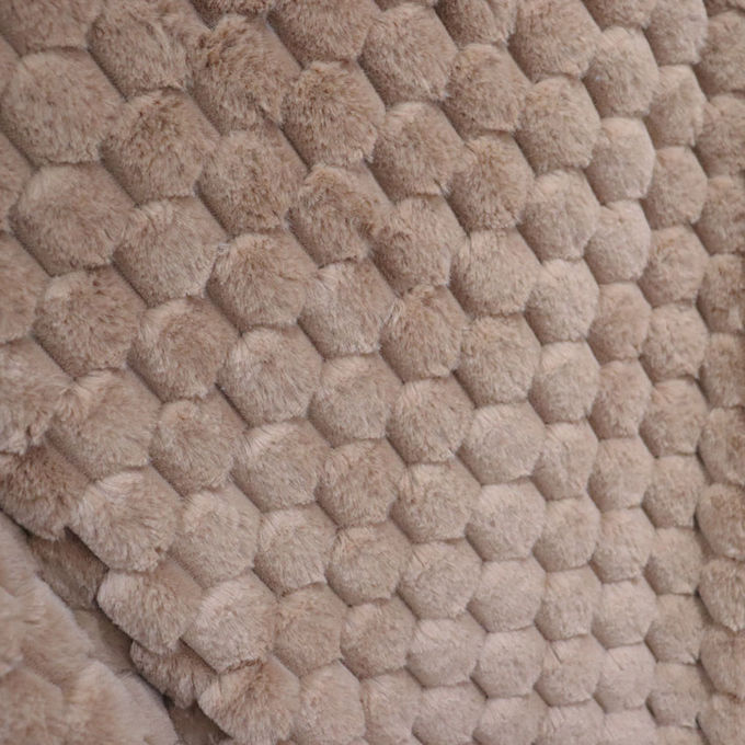 Vải san hô Luxury False Fur Throws Big False Fur Quần hai mặt cho mùa đông 1