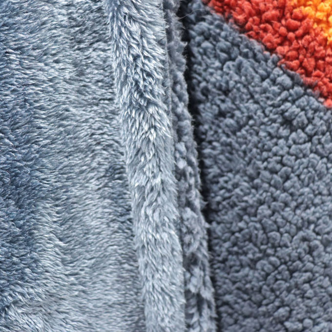 Độ bền cao quàng da ném chăn Minky sưởi ấm chăn 100% polyester 2
