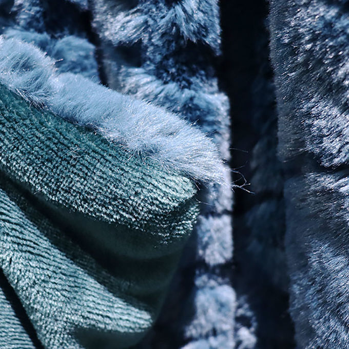 100% polyester lông da giả ném chăn đan san hô chăn lông OEM 1
