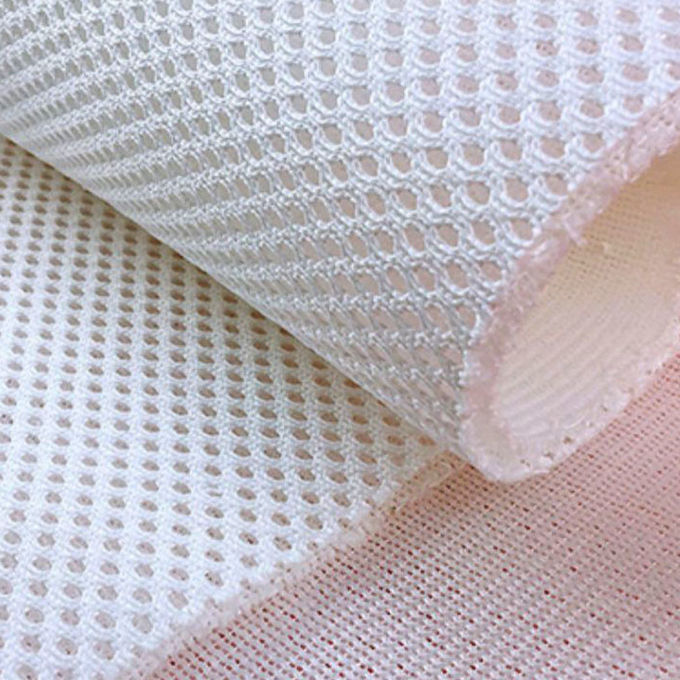 6 - 10mm Dệt may 3D Space Mesh Dải lưới thông hơi Airmesh Fabric For Bedding 7