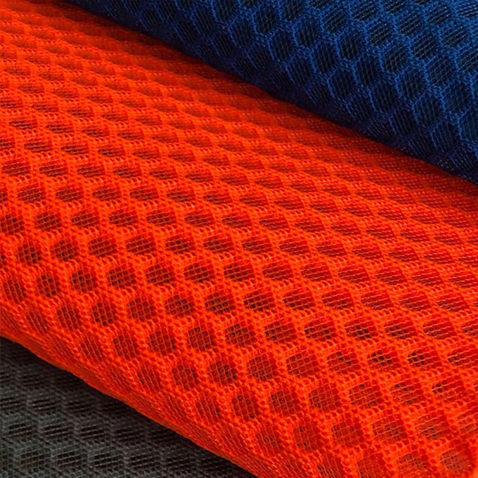 100% polyester tái chế polyester lưới đan Airmesh 3D Mesh vật liệu 9