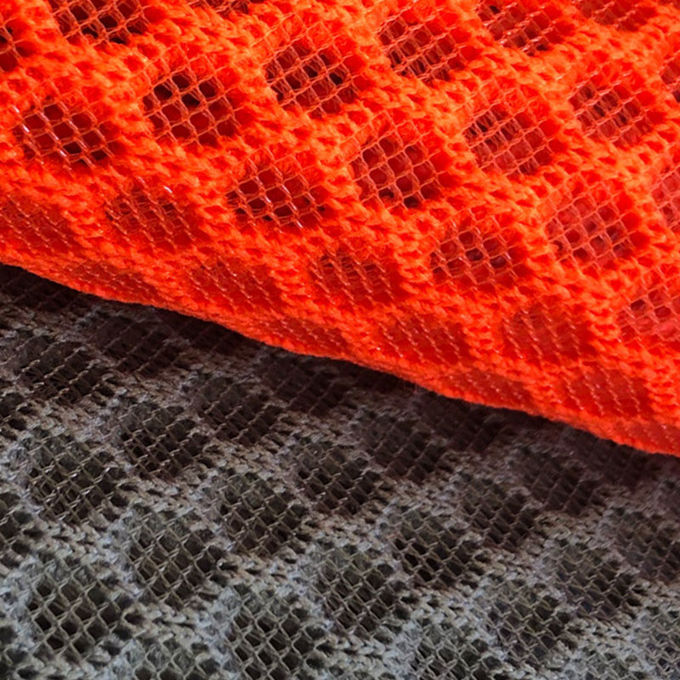 100% polyester tái chế polyester lưới đan Airmesh 3D Mesh vật liệu 3