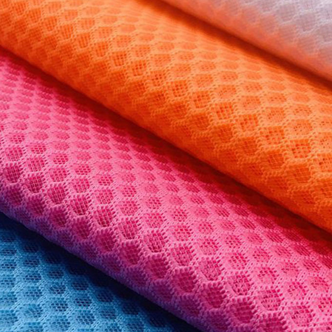 100% polyester tái chế polyester lưới đan Airmesh 3D Mesh vật liệu 5