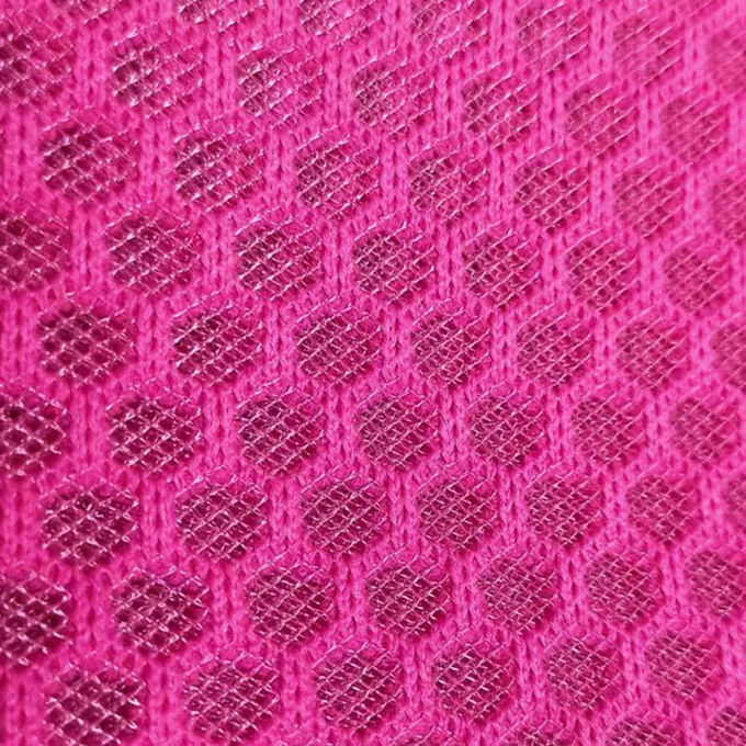 100% polyester tái chế polyester lưới đan Airmesh 3D Mesh vật liệu 1