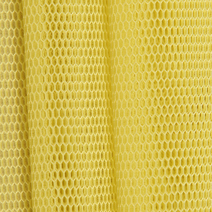 Bộ nhớ 4mm 3D Mesh vật liệu Polyester Mesh vải Hít thở cao 4