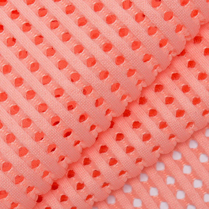 3 - 6mm 350 - 560GSM Warp Knit Mesh 3d Spacer Mesh Fabric For Garment 2