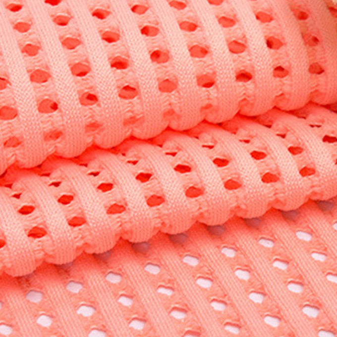 3 - 6mm 350 - 560GSM Warp Knit Mesh 3d Spacer Mesh Fabric For Garment 1