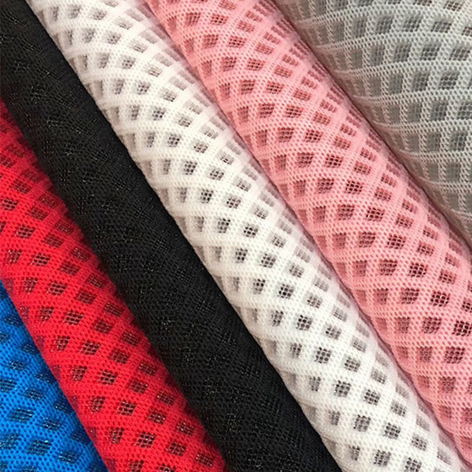 Nylon Airmesh 3d Polyester Mesh Fabric Polyester đan Sport Mesh Fabric 5