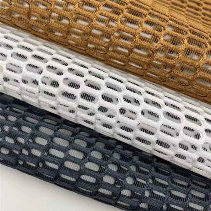 Airmesh Dệt thêu chống xói Tránh trộn 100% Polyester hai mặt 0