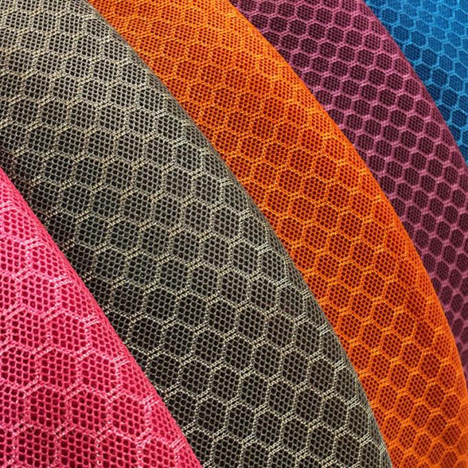 3mm đan Airmesh 250GSM Polyester thể thao lưới vải chống nước mắt cho hành lý 5