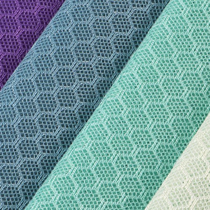 3mm đan Airmesh 250GSM Polyester thể thao lưới vải chống nước mắt cho hành lý 1