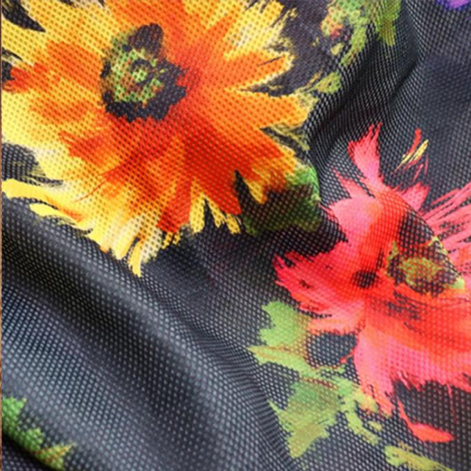 2mm in kỹ thuật số vải polyester lưới mềm thở vải lưới cho giày 1
