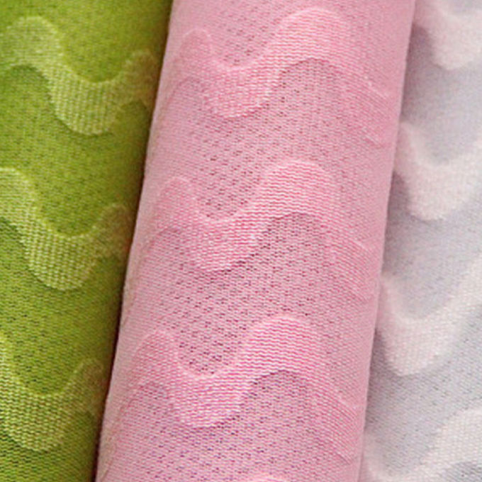 Jacquard chống nước mắt 3D Mesh vật liệu tái chế polyester Mesh 3mm 5