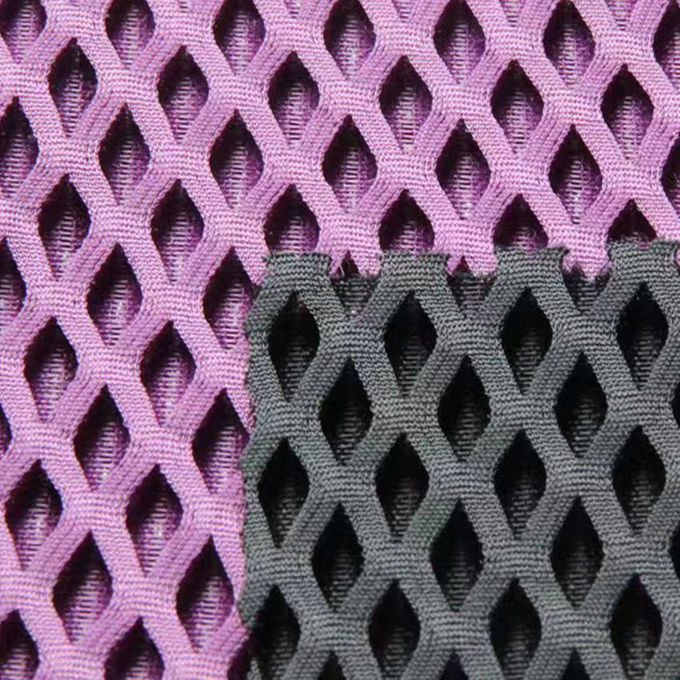 Dây trải hơi 100% Polyester Sports Mesh Fabric 3D Mesh Fabric 10MM - 20MM 1