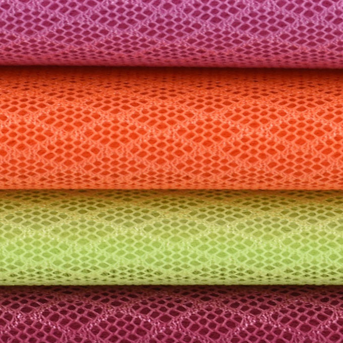 200 × 200 280gsm 3D Spacer Mesh Polyester Athletic Mesh Fabric Để tăng thẩm mỹ 6