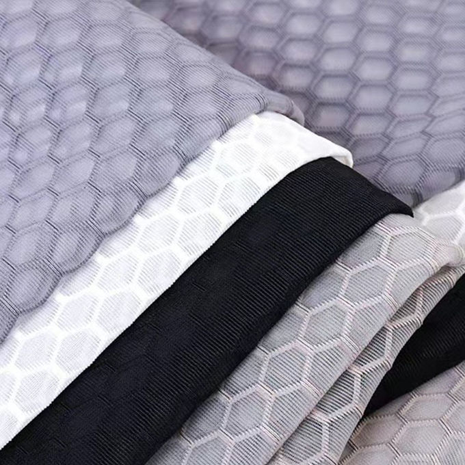 100 phần trăm 200gm vải polyester lưới Airmesh vải lưới vải có thể thở 4