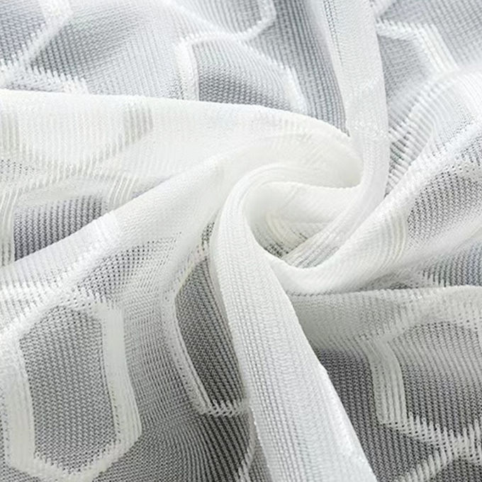 Semi Transparent Polyester Athletic Mesh Fabric 3d Polyester Mesh Fabric 0
