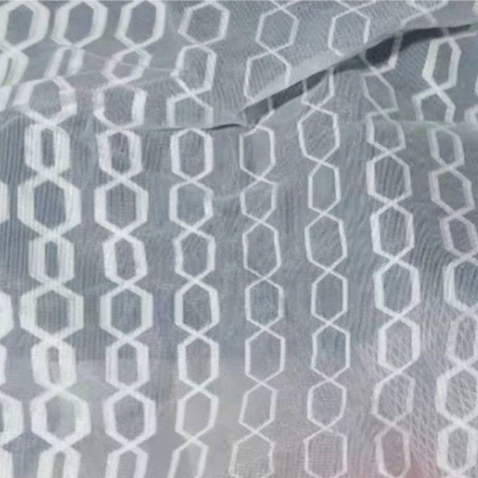 Semi Transparent Polyester Athletic Mesh Fabric 3d Polyester Mesh Fabric 2