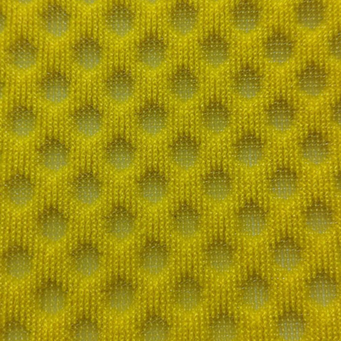 Airmesh thổi thổi White Polyester Mesh Fabric Recycled Polyester Mesh 430gsm 1