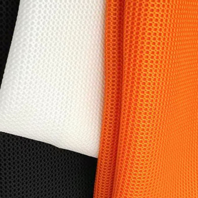 420gsm Airmesh Space Mesh Fabric Knitted Breathable Polyester Mesh Fabric Cho Giày 1