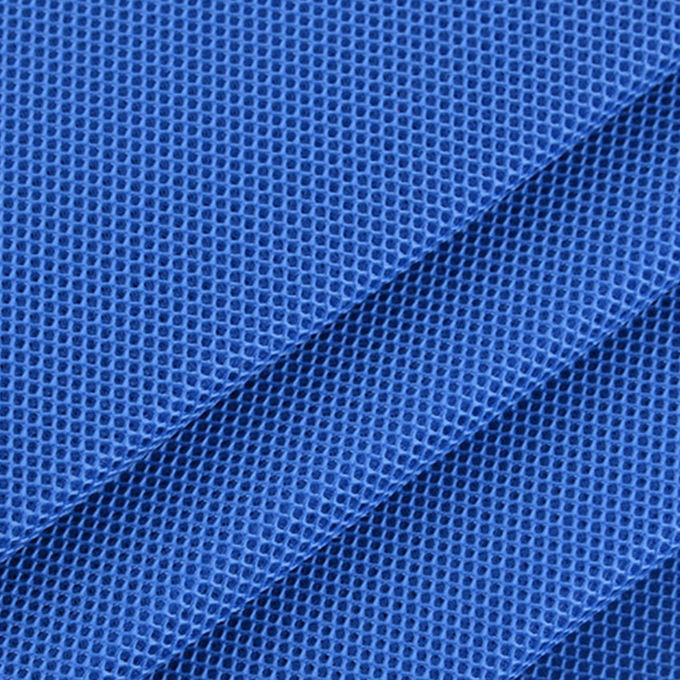 430gsm Activewear Space Mesh Fabric ẩm hấp thụ Polyester Air Mesh Fabric 1